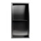 Alfi Brand 12" x 24" Brushed Black PVD Stainless Steel Double Shelf Shower Niche ABNP1224-BB - alternate 5